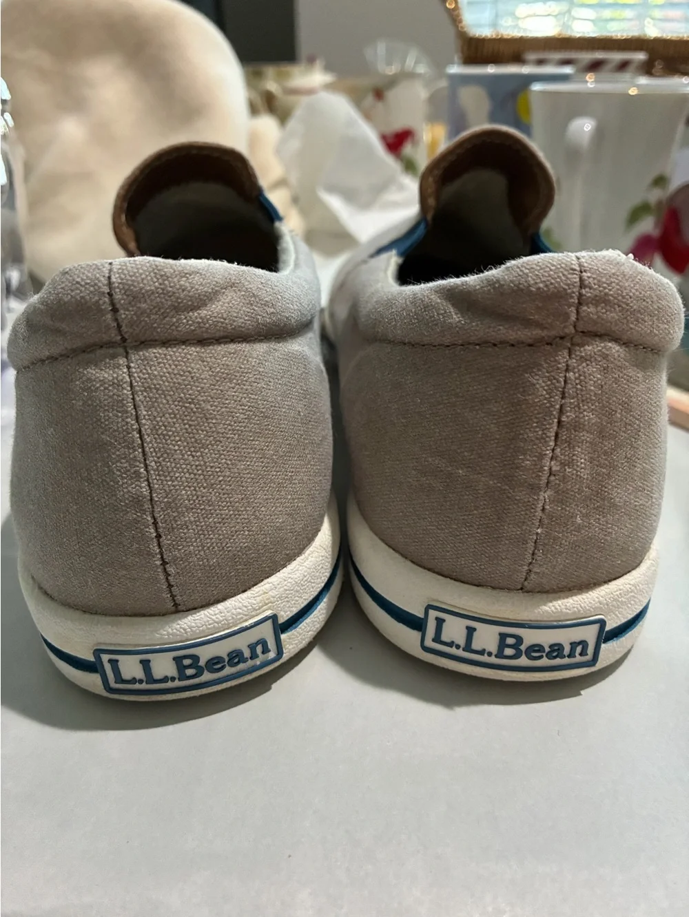 LL Bean Lightweight Slip-On Sneakers. NWOT. Woman’s Size 8.